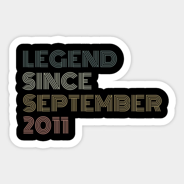 Legend since September 2011 Sticker by undrbolink